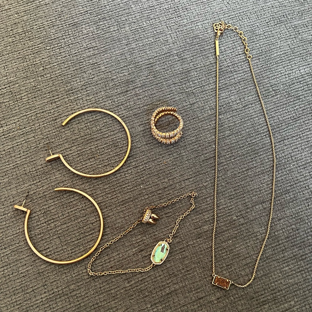 Kendra Scott Rose Gold Set